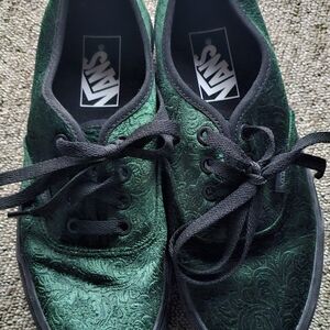 Vans Women's Green Lace-Up Shoes
